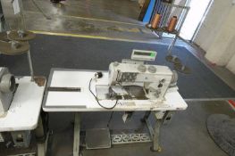 Durkopp Addler Industrial Sewing Machine With Table and Digital Controller/Readout - Mdl. 867 Classi