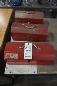 Lot (3) Toolboxes