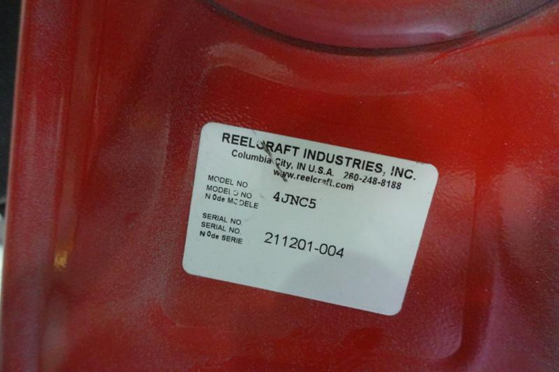 Pneumatic Hose Reel - Reelcraft Model RT625-OLP - Image 2 of 2