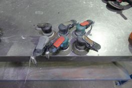 Lot (2) Pneumatic Disk Sanders
