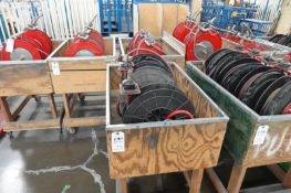 Lot (4) Pneumatic Hose Reels