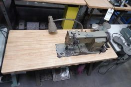Mitsubishi Industrial Sewing Machine With Table - Mdl. LU2-420
