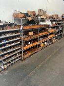 Contents of shelfing units, bolts, screws, Burkert Values