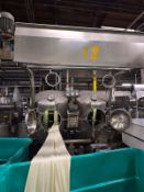 Asian Kingdom Machinery Co. Horizontal Dye Machine Model AKSL500, 2 Tube 500Kg, SER#31585, Year 2002