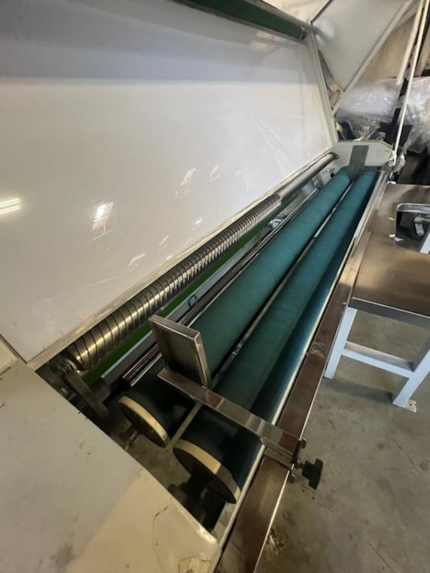 96" Open Width Inspection Machine Roll to Roll w/Thru Light and Counter - Image 3 of 5