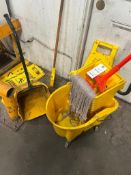 Mop Bucket and cleaning supplies