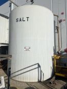 Poly Tank Approx 15,000gal. 30% full of granulated salt