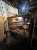 Steel shelf approx. 6' X 6'