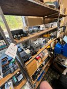 Shelf Unit and contents, Leeson controls, Burkert valves