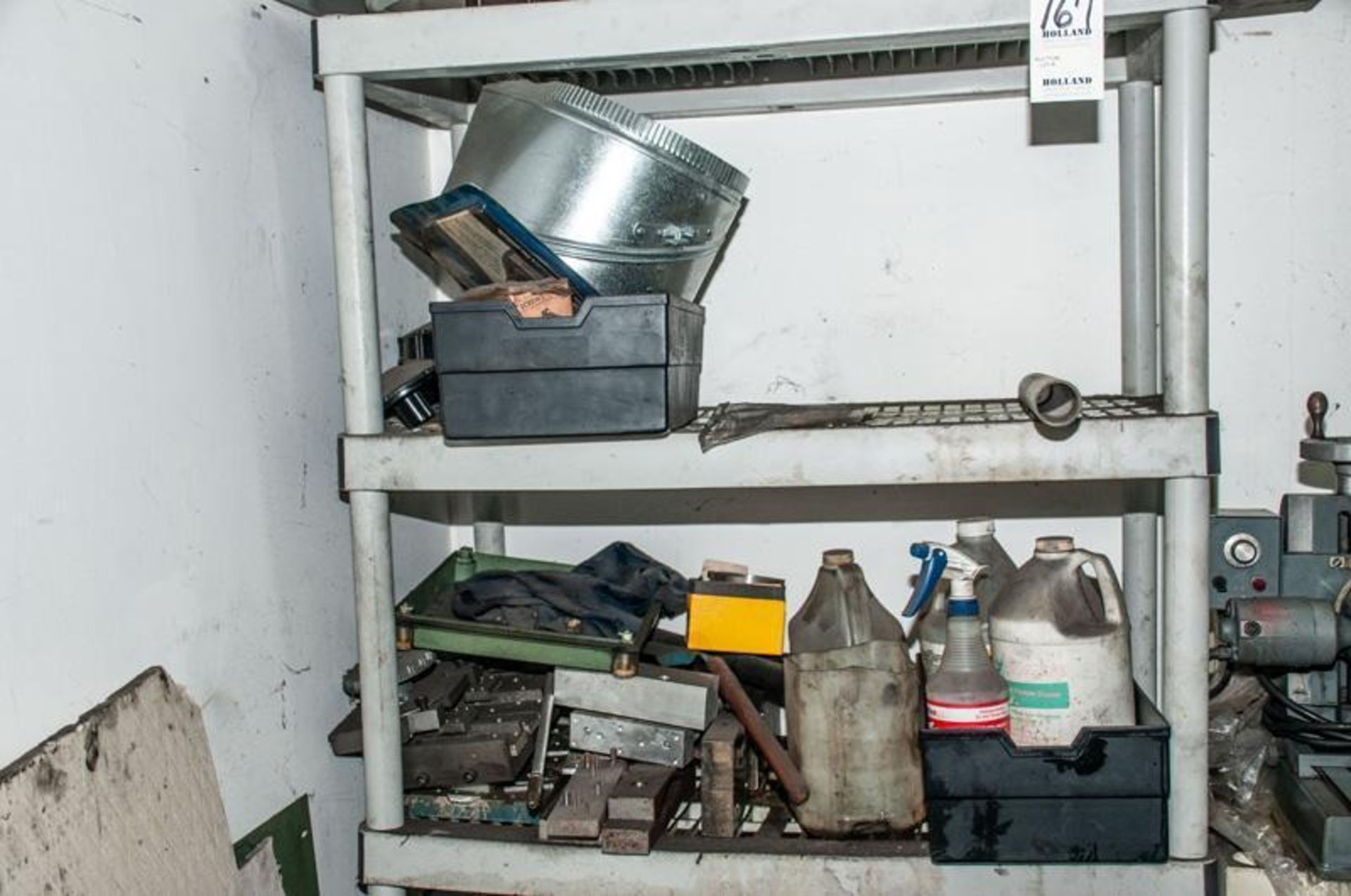 Poly Shelving Unit W/Contents - Image 3 of 3