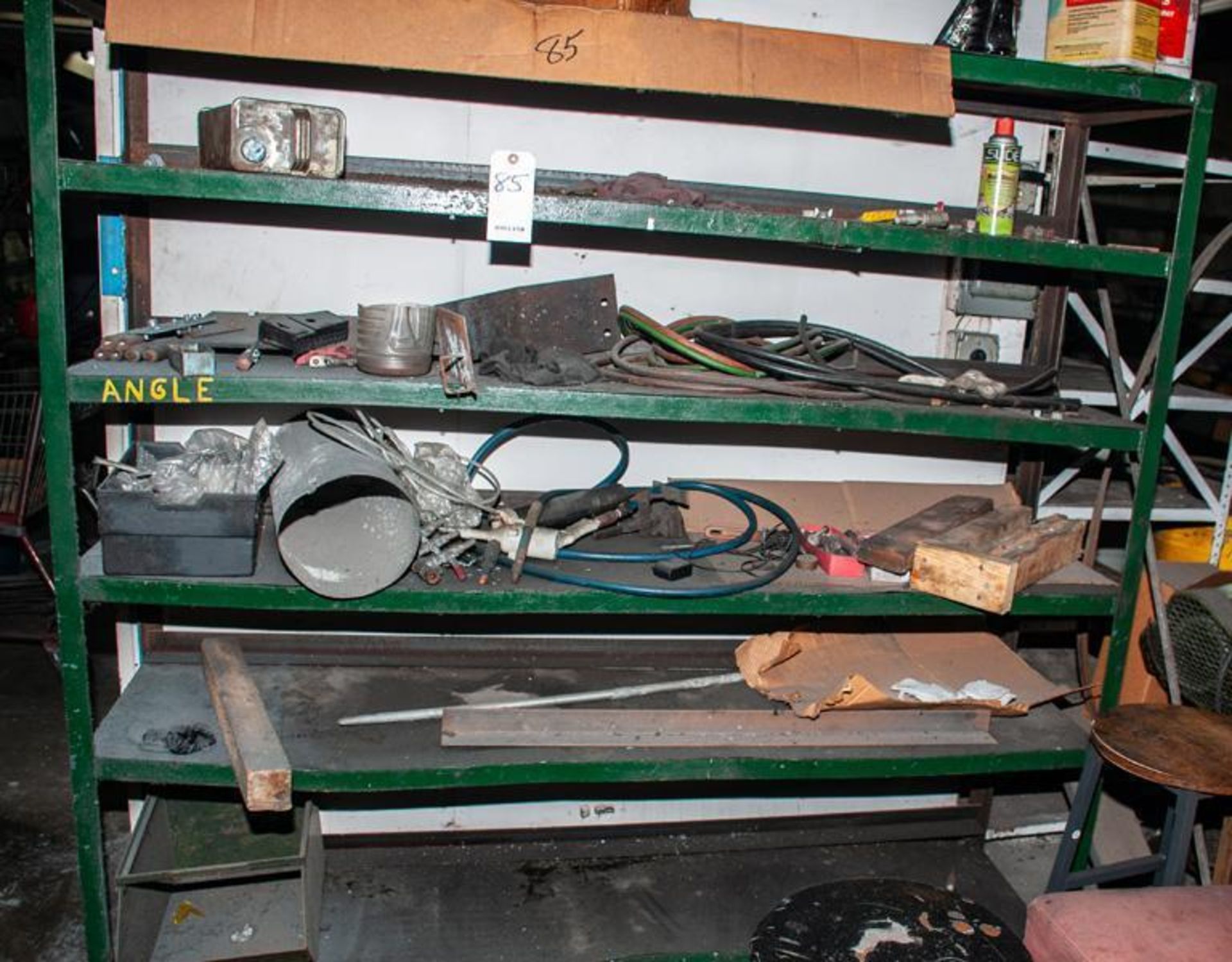 Steel Shelving Unit, Approx. 72 X 18 1/2 X 72"T (No Contents)