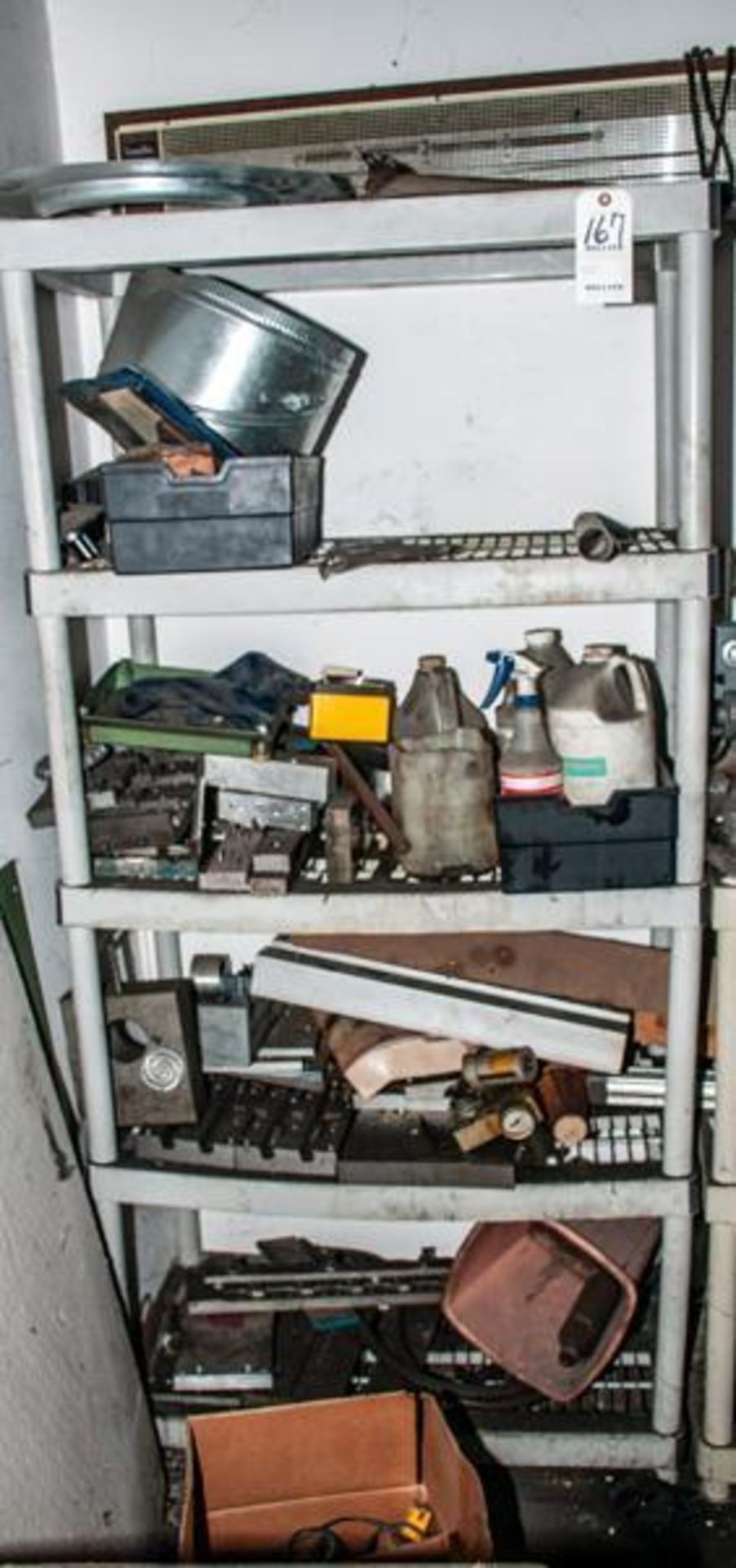 Poly Shelving Unit W/Contents