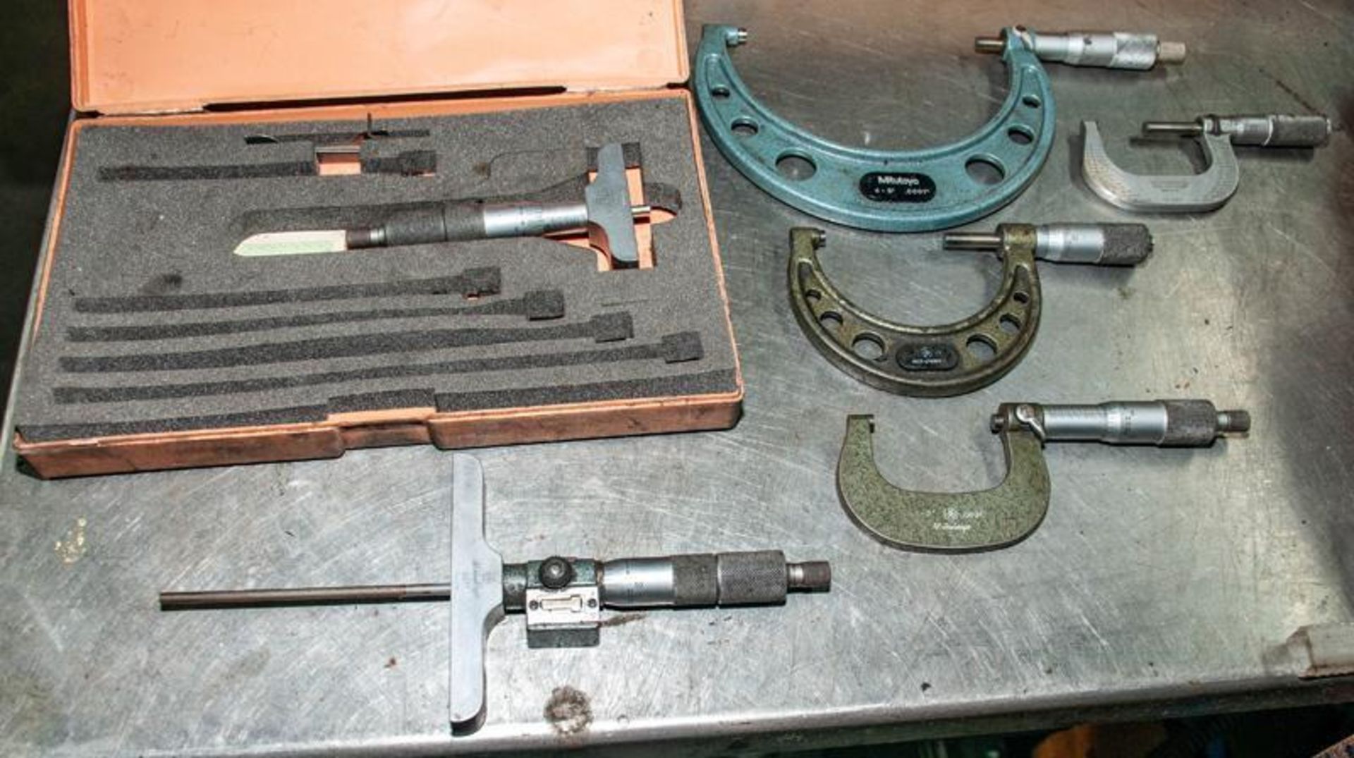 Mitutoyo Micrometers, 1-2", 2-3", 4-5", 6-7", 7-8", 8-9", 9-10", 10-11", 11-12" And (2) Mitutoyo Dep - Image 7 of 7