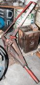 Jib Arm And Manual Chain Hoist, 1-Ton Coffing