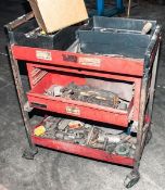 Rolling Mechanic Tool Cart And Any Remaining Contents (Contents May Change As Owner May Be Removing
