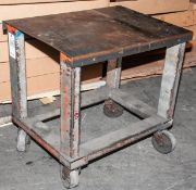 Rolling Steel Cart Approx. 33 25 X 32