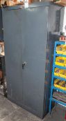 2-Door Cabinet W/Contents, Core Pins, Bevel Protractor, Wilkerson Regulators, Wilkerson Lubricators,