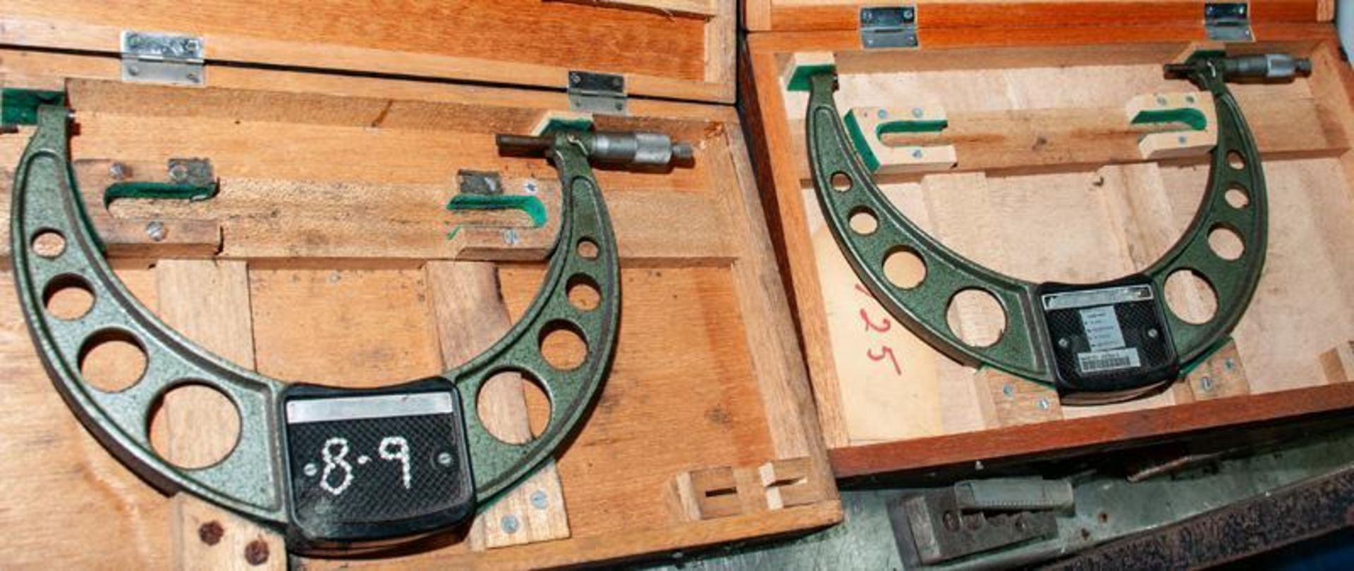 Mitutoyo Micrometers, 1-2", 2-3", 4-5", 6-7", 7-8", 8-9", 9-10", 10-11", 11-12" And (2) Mitutoyo Dep - Image 3 of 7