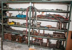 Welded Steel Shelving Unit Approx. 120 X 18 1/2 X 82