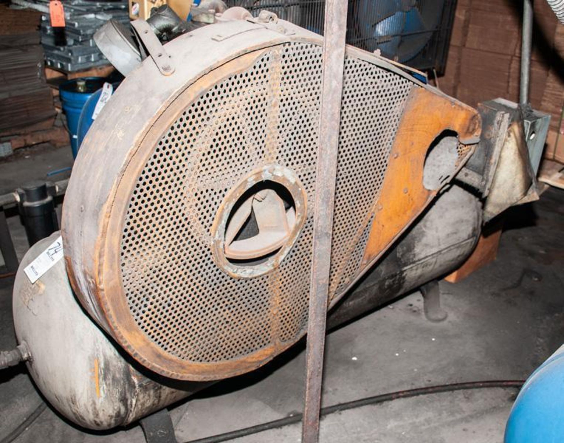 AIR Compressor 5hp, Approx. 80gal Horizontal Tank, 220/440v 3ph - Image 4 of 4