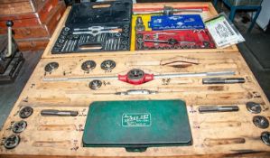 (4) Tap And Die Sets Not Complete