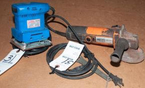 Drill Master Corded Palm Orbital Sander And Chicago Electric Corded 4