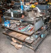 Rolling Workbench W/ Contents, Approx. 24 X 24