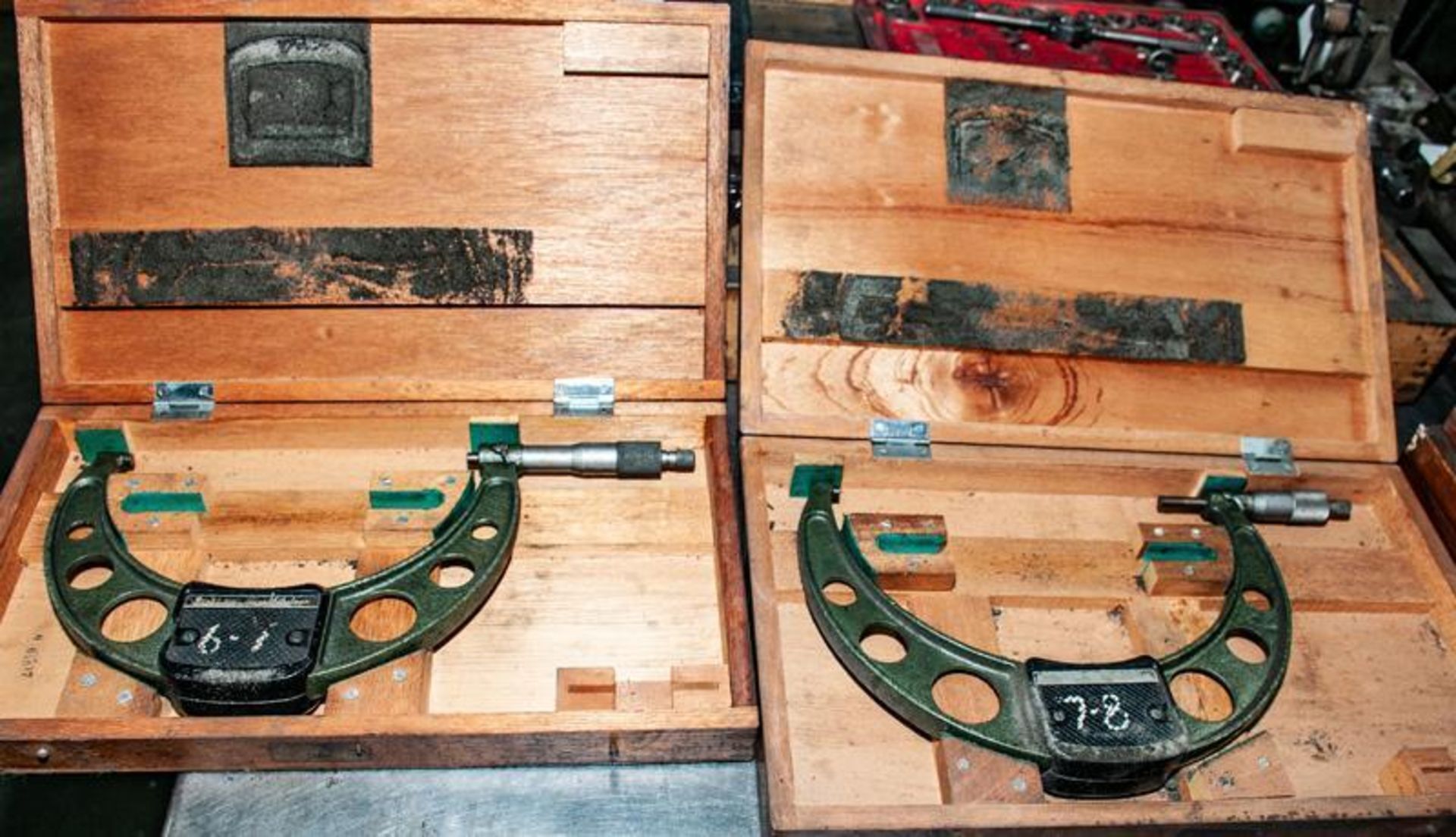 Mitutoyo Micrometers, 1-2", 2-3", 4-5", 6-7", 7-8", 8-9", 9-10", 10-11", 11-12" And (2) Mitutoyo Dep - Image 2 of 7
