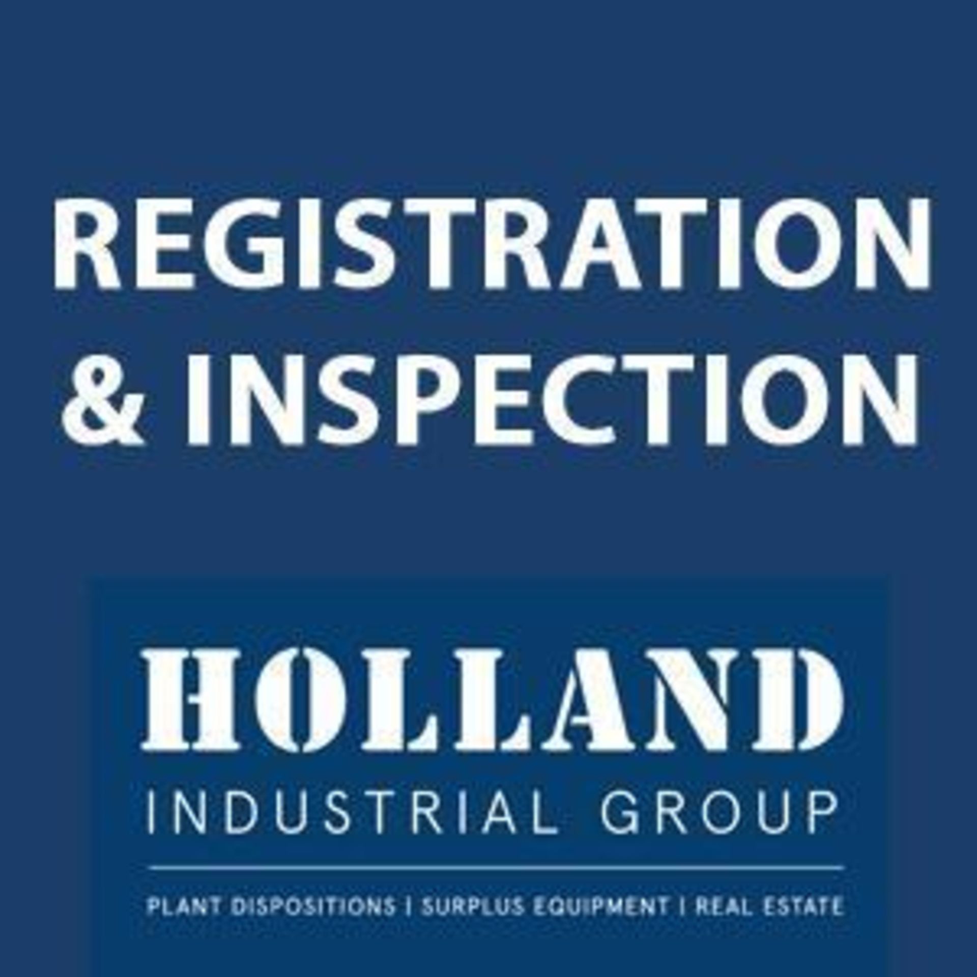 REGISTRATION & INSPECTION