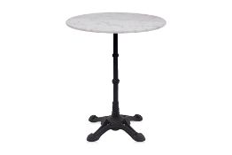 A REPLICA FRENCH STYLE BISTRO TABLE