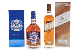 CHIVAS REGAL 18 YRS, AND A JOHNNIE WALKER 'PLATINUM' 18 YRS