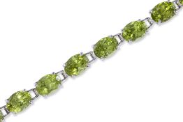 A PERIDOT BRACELET