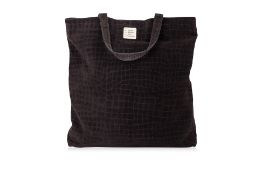 A JUST CAVALLI SUEDE TOTE BAG