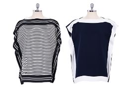 TWO CH CAROLINA HERRERA KAFTAN TOPS