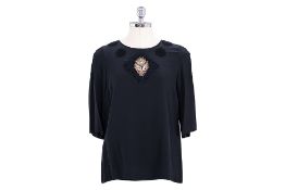 A DOLCE & GABBANA 'SACRED HEART' BLOUSE