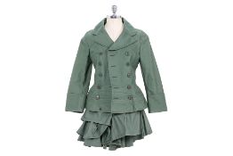 A JUNYA WATANABE MILITARY JACKET AND MATCHING SKIRT