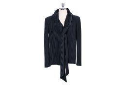 AN ISSEY MIYAKE PLEATED SHAWL JACKET