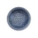 A LARGE SWATOW SLIP-DECORATED BLUE GROUND BOWL - Image 1 of 7