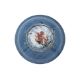 A LARGE SWATOW SLIP-DECORATED BLUE GROUND BOWL - Image 2 of 7