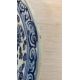 A BLUE AND WHITE PHOENIX DISH - Image 10 of 15