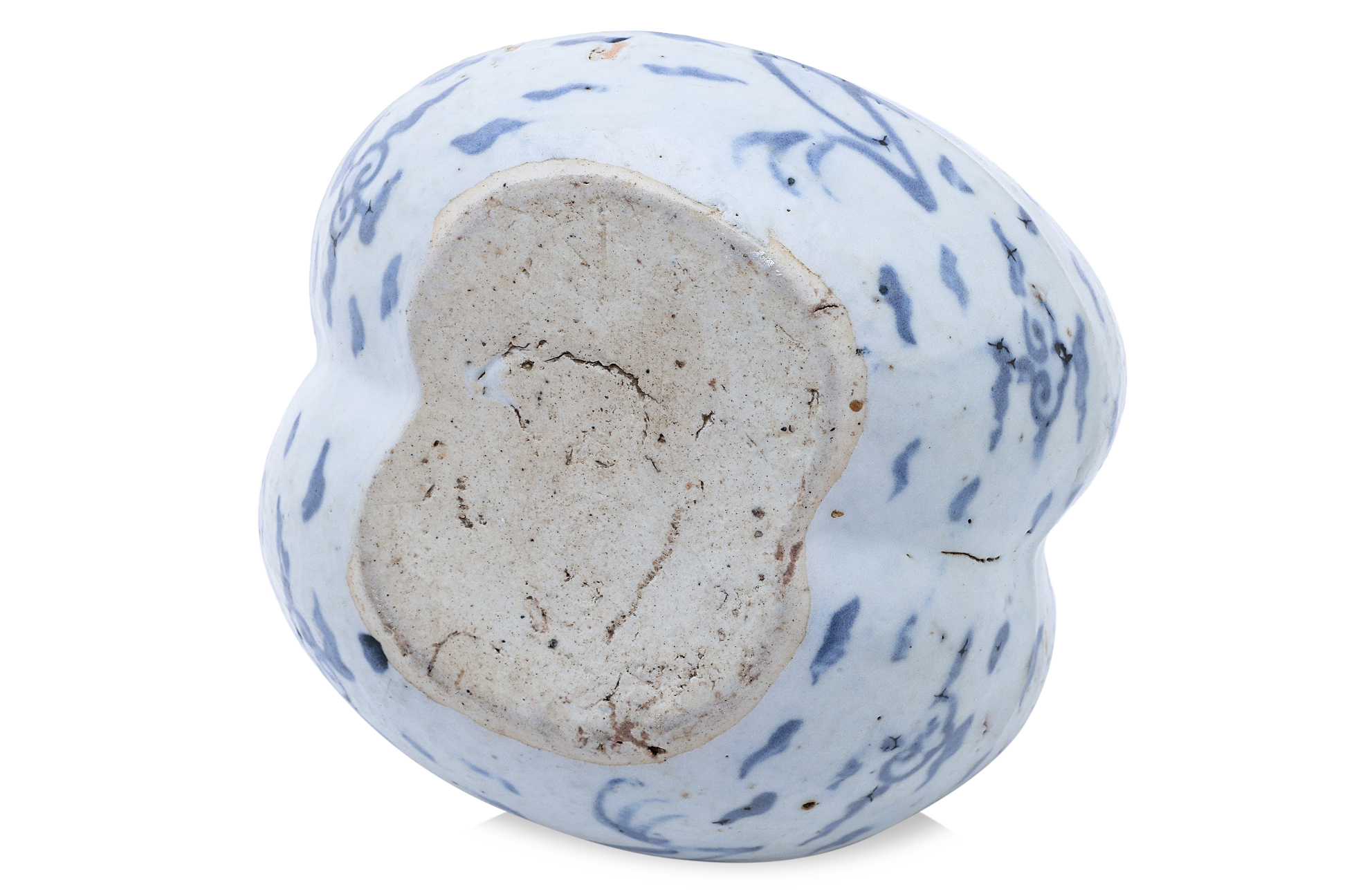 A BLUE AND WHITE PORCELAIN TWIN DUCK WATER DROPPER - Image 4 of 4
