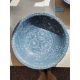 A LARGE SWATOW SLIP-DECORATED BLUE GROUND BOWL - Image 4 of 7