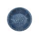 A LARGE SWATOW SLIP-DECORATED BLUE GROUND BOWL - Image 1 of 7