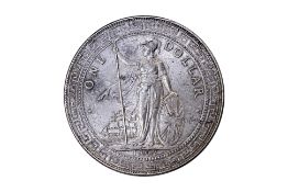 GREAT BRITAIN BRITISH TRADE DOLLARS 1902 B BROCKAGE ERROR