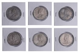 STRAITS SETTLEMENTS GEORGE V 50 CENTS 1920 CROSS BELOW (6)