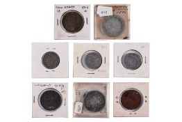 STRAITS SETTLEMENTS VICTORIA - ASSORTED COINAGE (8)