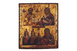 A RUSSIAN FOUR PART ICON