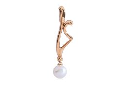 AN AKOYA CULTURED PEARL PENDANT BY MIKIMOTO
