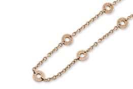 A GOLD CHAIN NECKLACE BY BVLGARI