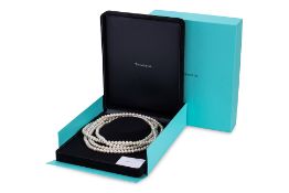 A LONG FRESHWATER CULTURED PEARL STRAND BY TIFFANY & CO.